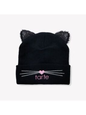 Tarte Sex Kitten Beanie w/ Sequin Kitty Ears RARE